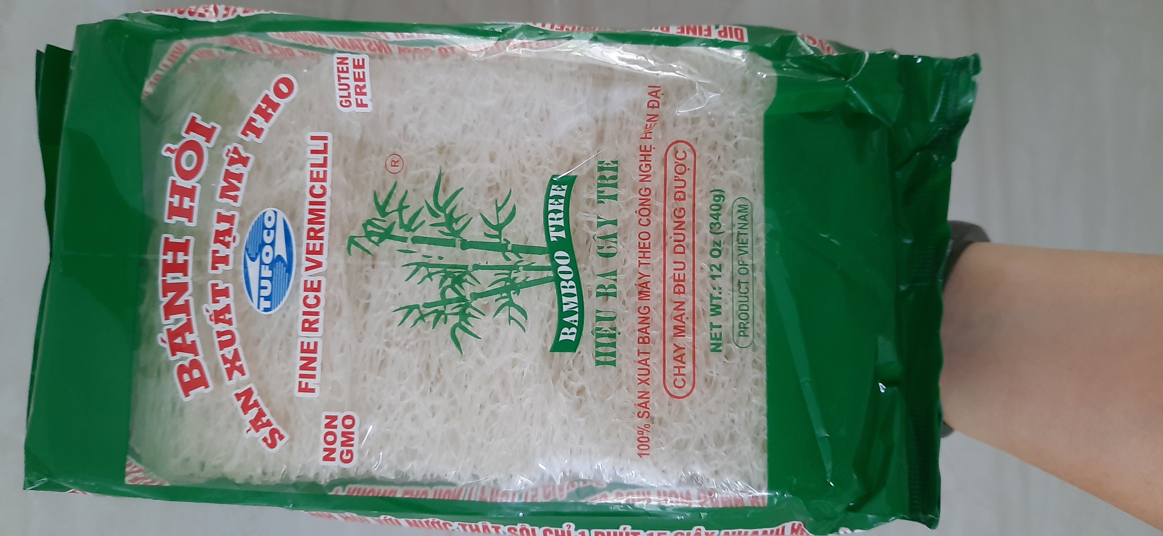 Bánh hỏi xuất khẩu hiệu ba cây tre