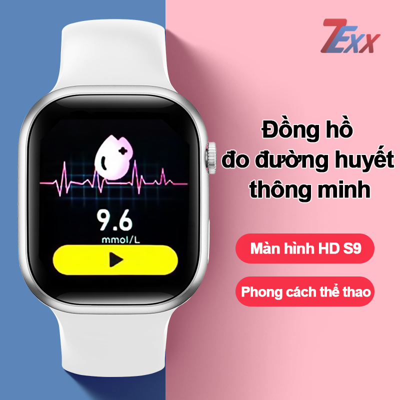 Đồng hồ thông minh đồng hồ đo đường huyết đồng hồ điện tâm đồ huyết áp oxy máu nhịp tim bluetooth