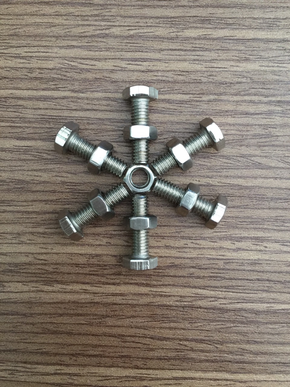1 bịch 50 con bulong đai ốc inox 201 5x15 m.e hoàng khang