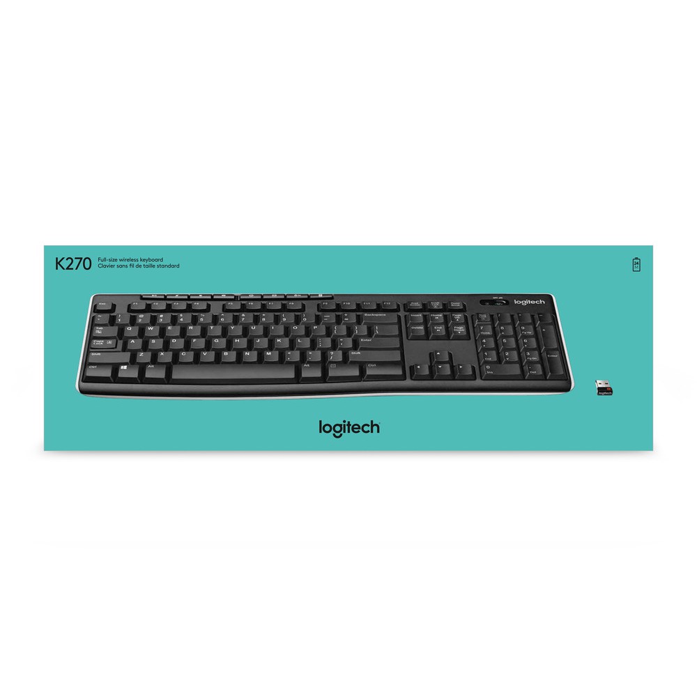 Bàn phím không dây logitech k270 - hàng chính hãng