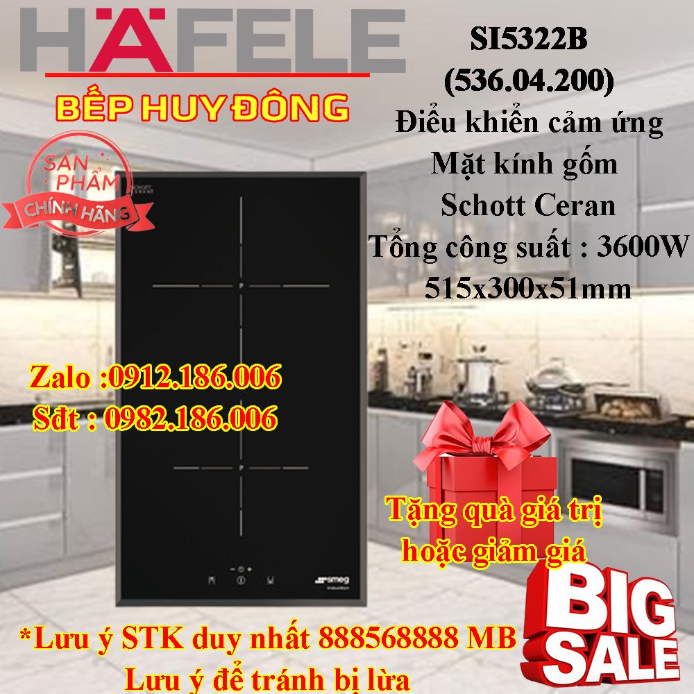 BẾP TỪ HAFELE SI5322B ( 536.04.200)