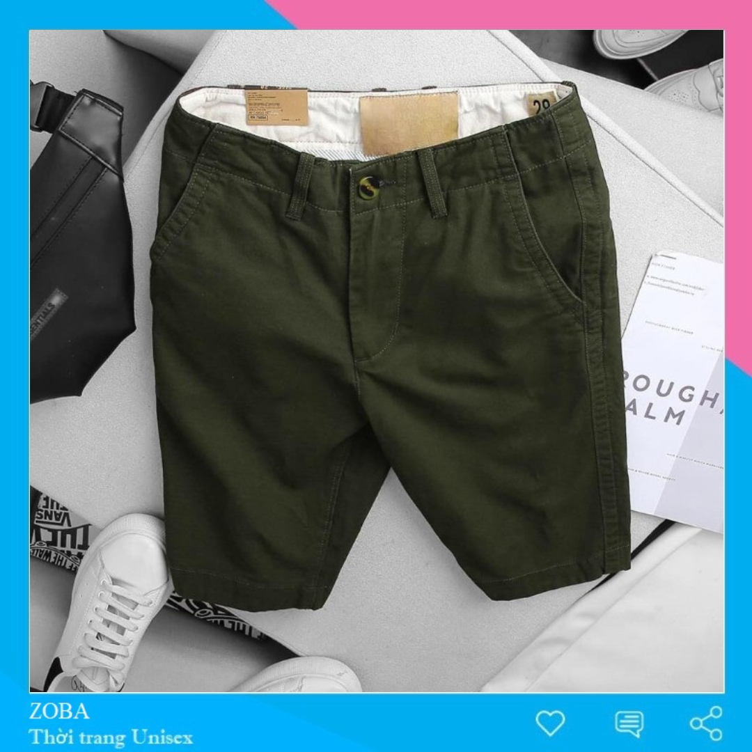 [HCM]Quần short nam kaki form rộng cao cấp chất vải mềm nhiều màu