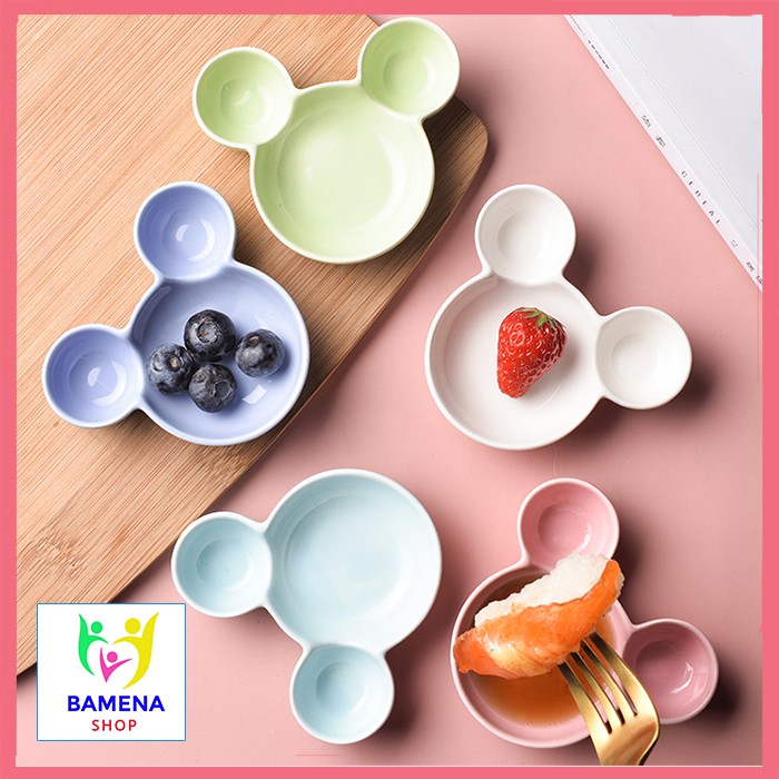 Bát ăn dặm mini hình mickey 40ml dành cho bé tập ăn kiểu Nhật BS12