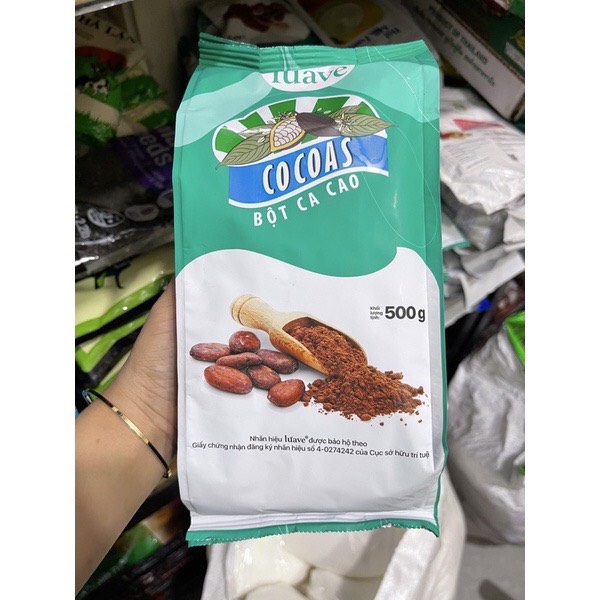 Bột cacao luave nguyên chất gói 500gr/ cocoas luave 500gr