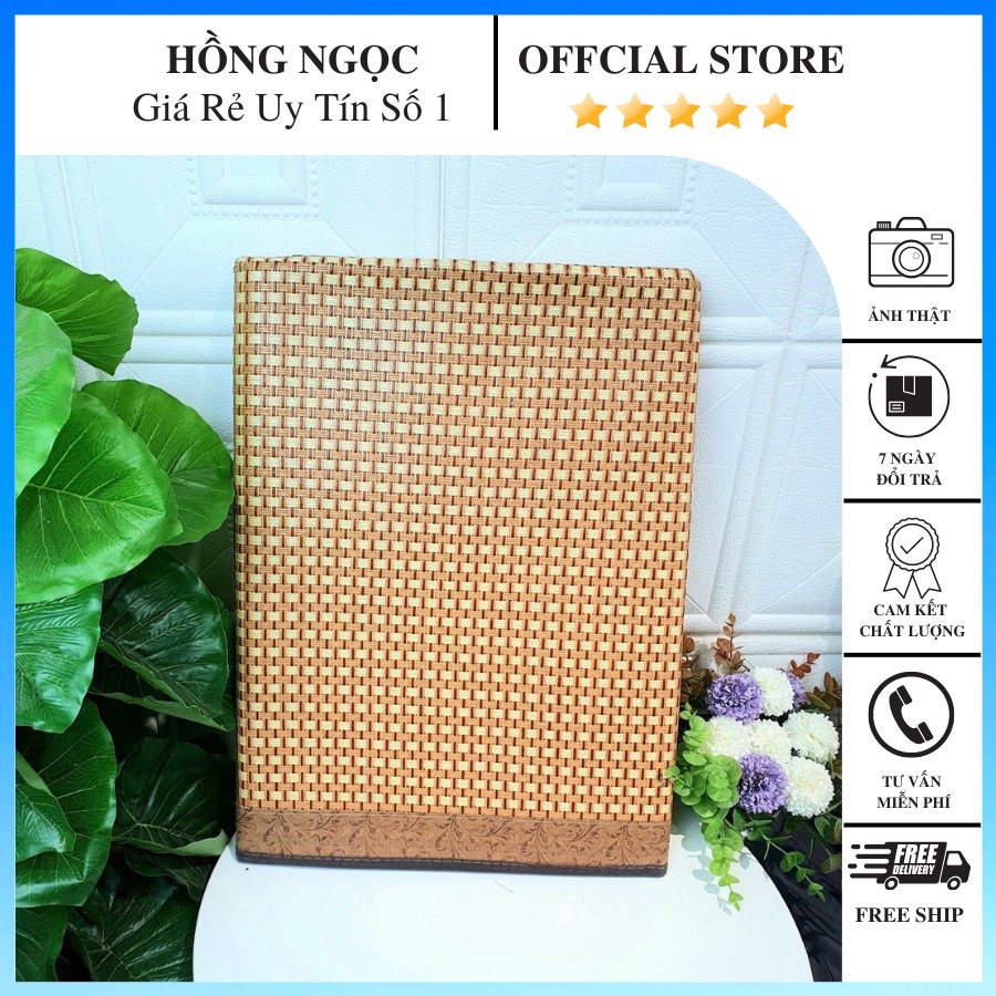 Chiếu mây điều hòa sợi mây tổng hợp, chiếu điều hòa loại 1 dày mát lạnh