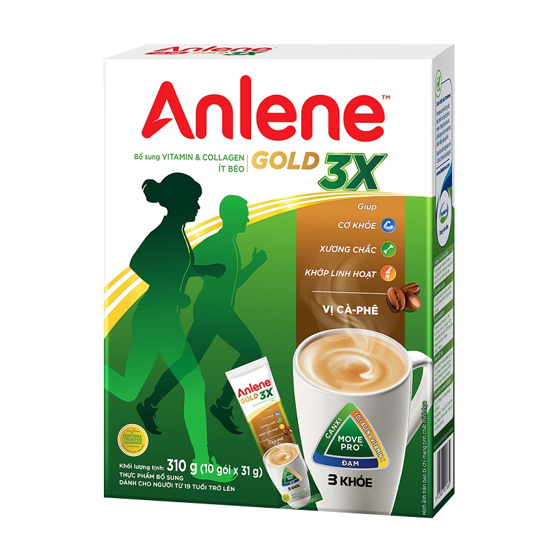 Sữa Anlene cafe 310g trên 19 tuổi