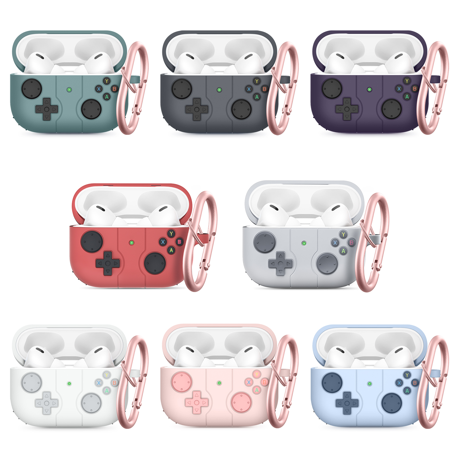 Ốp bảo vệ tai nghe kiểu dáng máy chơi game - case airpod pro 2 / airpod 3/ airpod 1-2