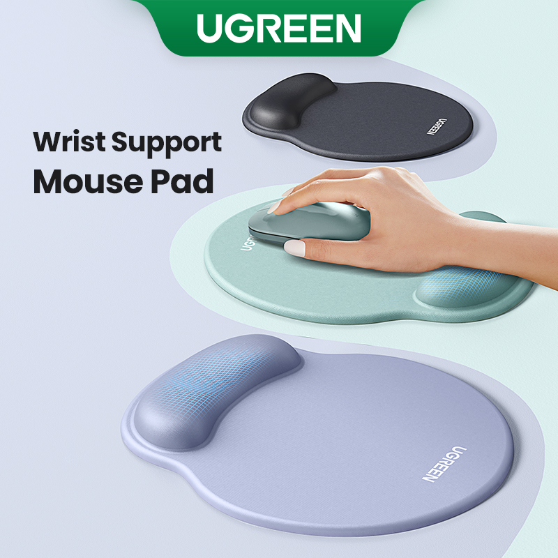 UGREEN Memory Foam Mouse Pad Wrist Palm Support Pad Rest for Mouse