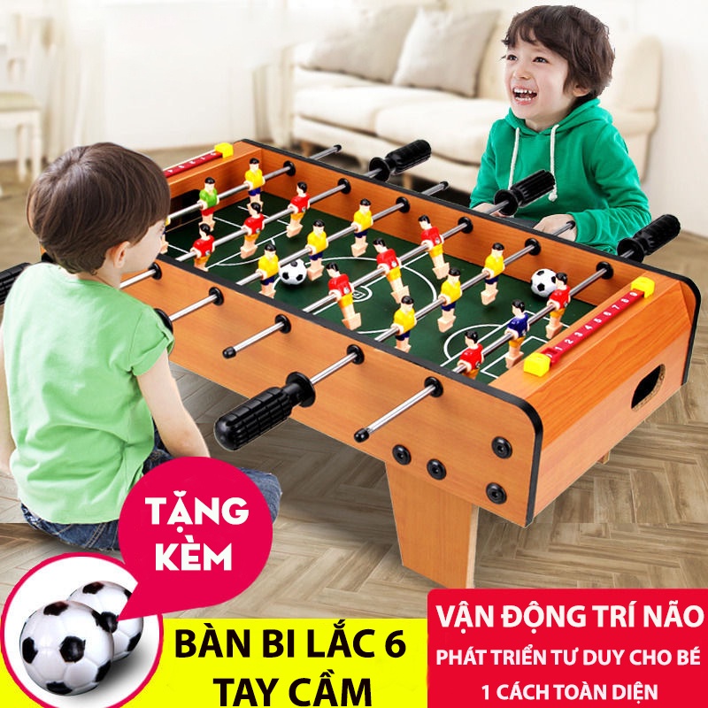 [LOẠI LỚN - 6 TAY CẦM TẶNG KÈM BÓNG] Bàn Bi Lắc 6 Tay Cầm Có Chân - Bộ Đồ Chơi Cho Bé - Rèn Luyện Phản Xạ - Tư Duy Cho Bé