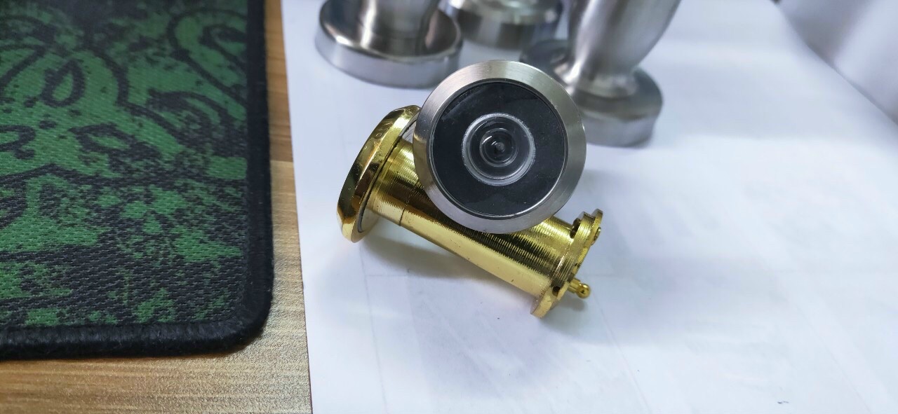 Mắt thần gắn cửa cao cấp không rỉ sét, đường kính 14mm