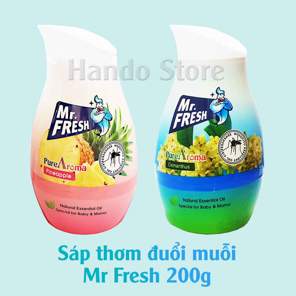 Sáp thơm đuổi muỗi Pure Aroma Mr Fresh 200g