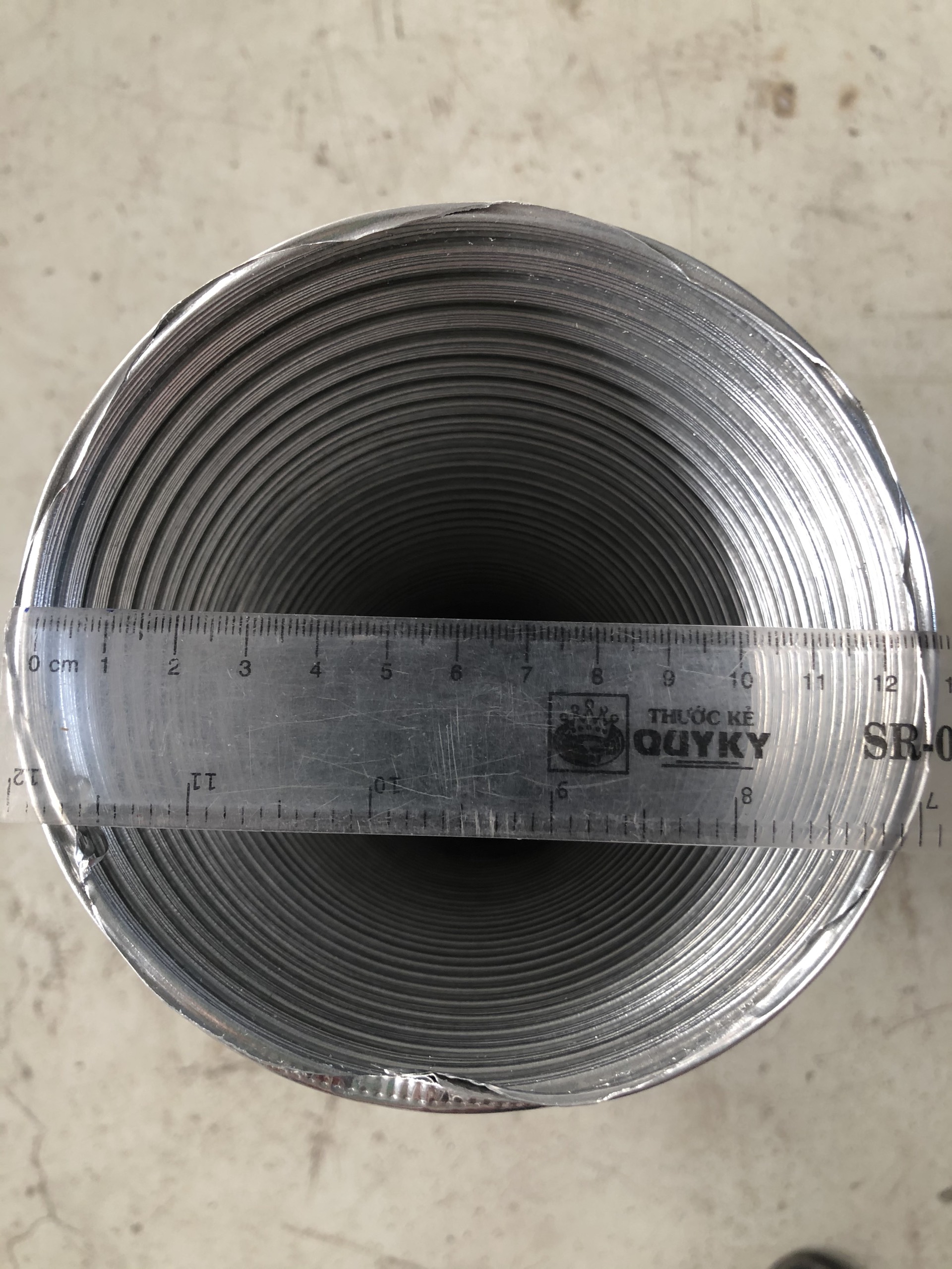 ỐNG NHÔM NHÚN ĐỊNH HÌNH PHI 125- DÀI 3M