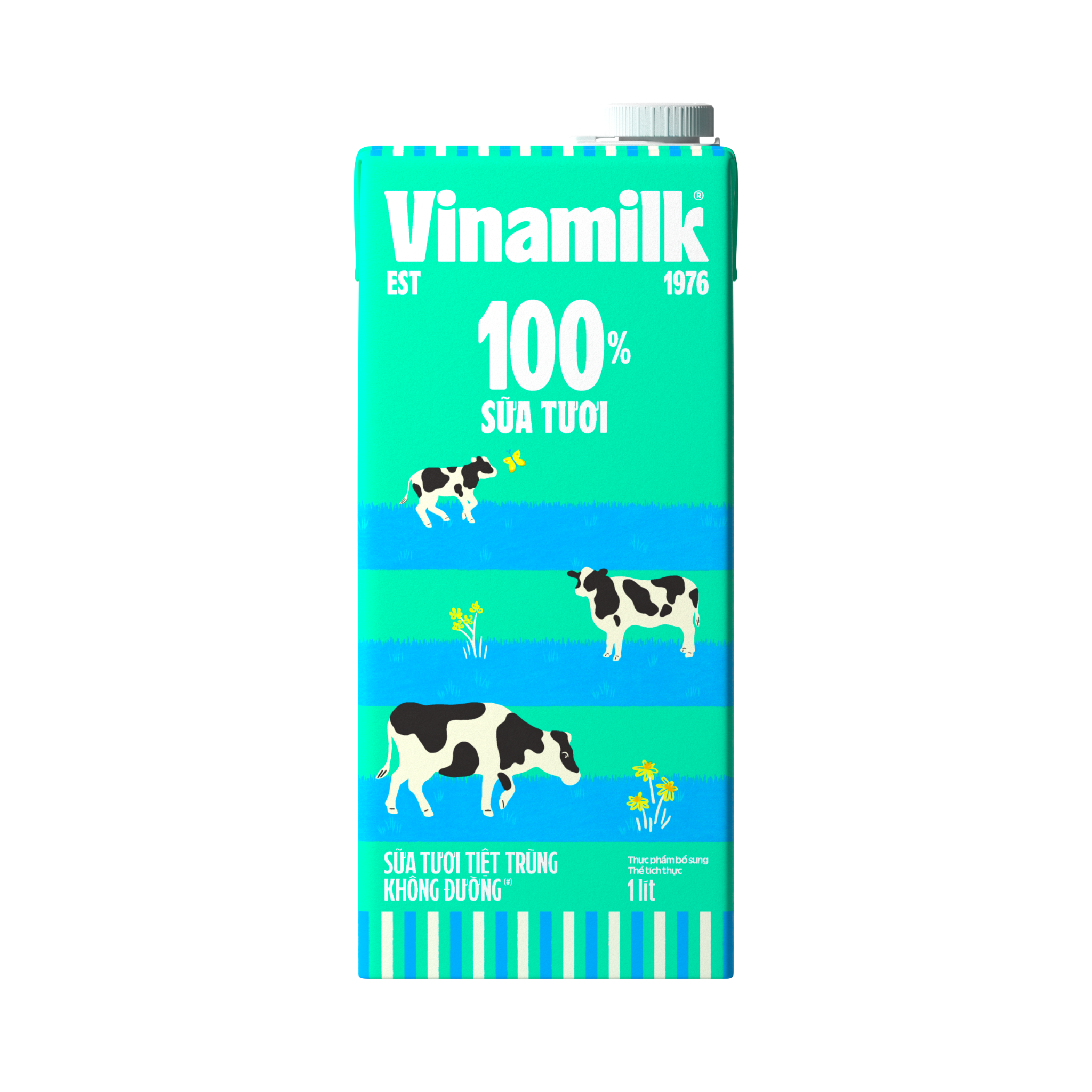 Combo 2 hộp lẻ Vinamilk 1L không đường/có đường/ít đường