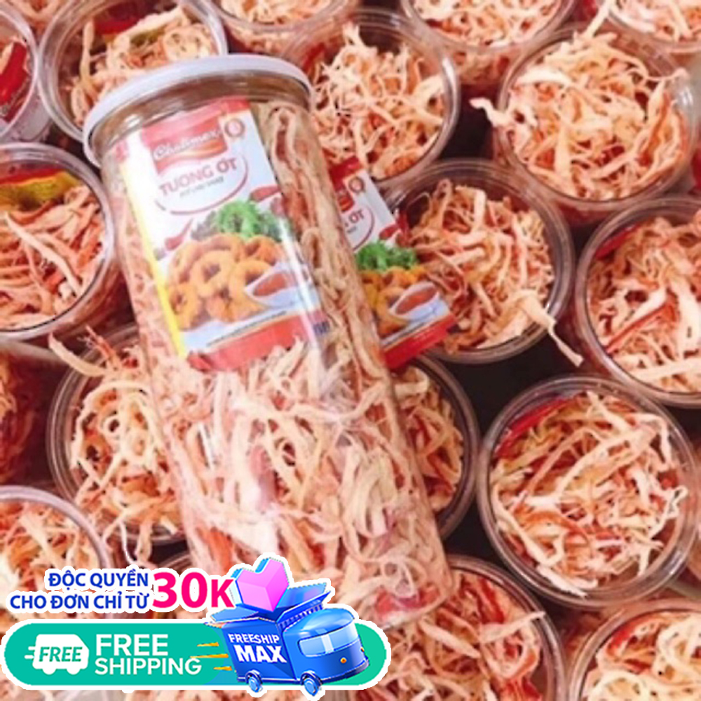 Hủ 200gr Mực tươi phơi 1 nắng hấp nước dừa tươi, đặc sản Nha Trang (Date: 06 tháng kể từ ngày sản xuất) - Đồ ăn vặt nhà làm siêu ngon. Healthy Food House