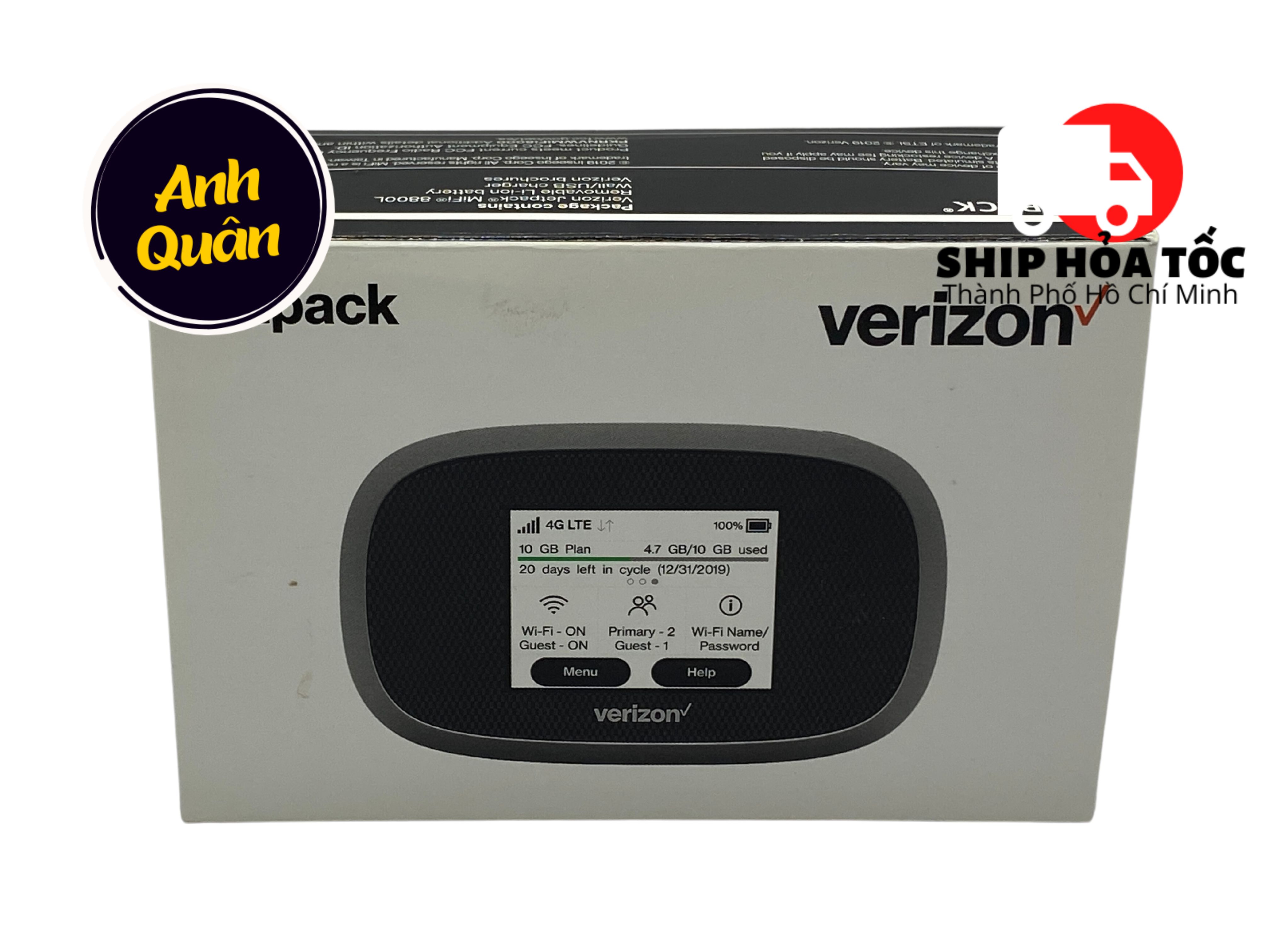 Bộ phát wifi di động 4g verizon novatel mifi 8800l