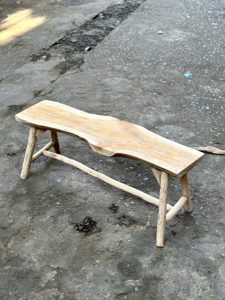 Ghế bench không tựa decor kích thước r25 x d100 x c40 cm