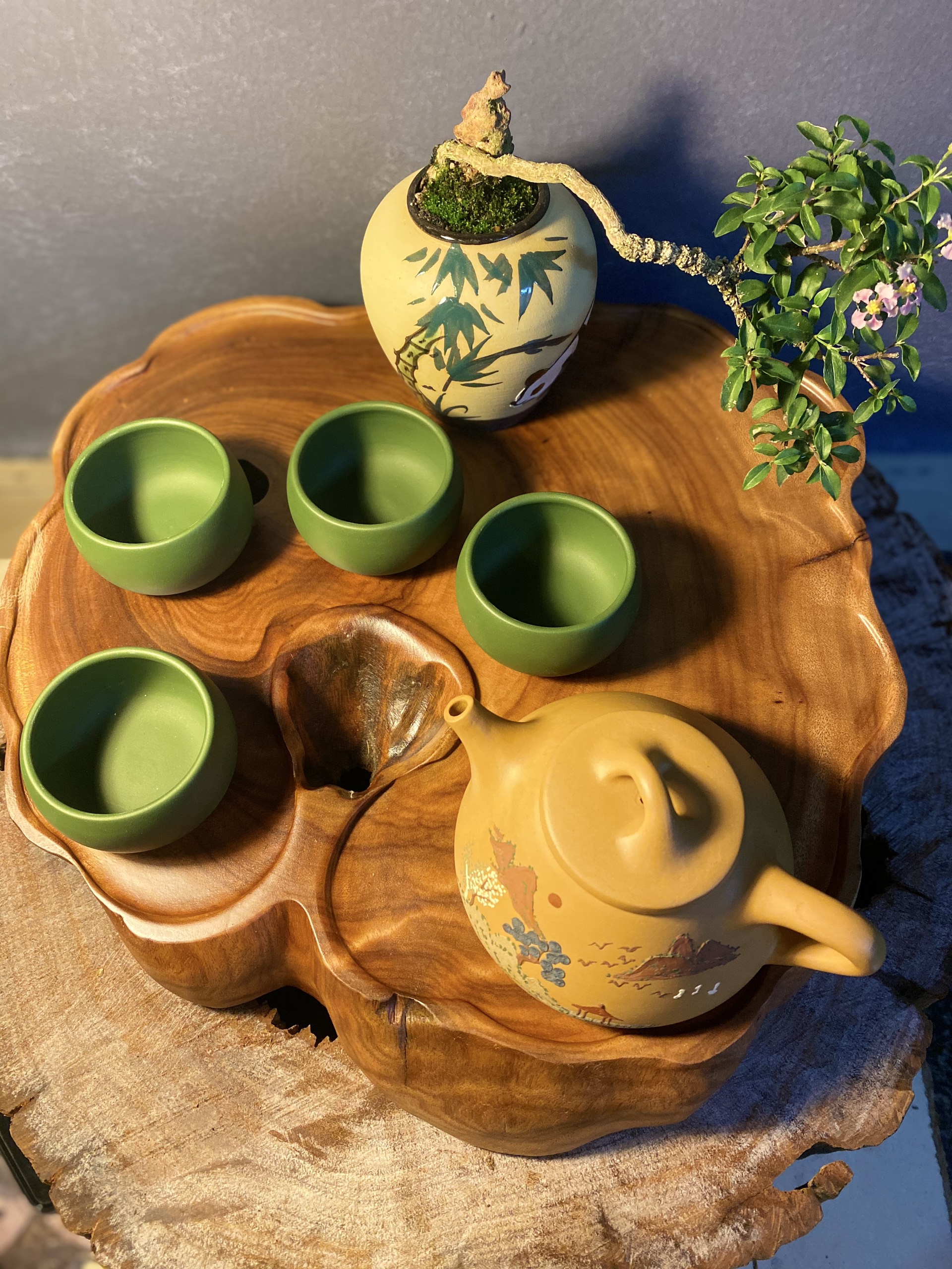 Chén Trà Tử Sa Lục Nê