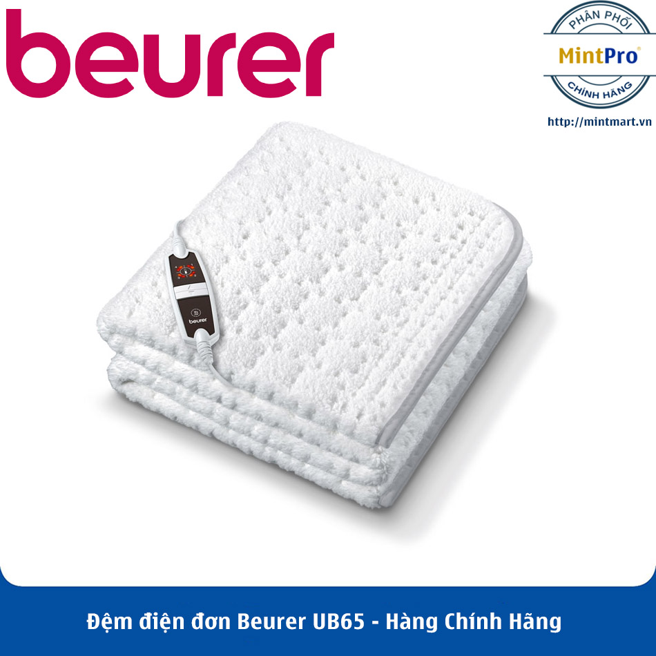 Đệm điện đơn Beurer UB65 150x80cm - Hàng Chính Hãng