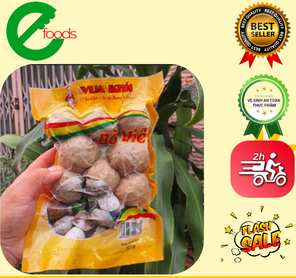 Bò viên gân 500g- 1kg thơm ngon chuẩn vị
