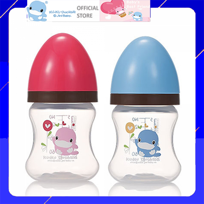 Bình sữa cổ rộng nhựa pp kuku ku5929a 140ml