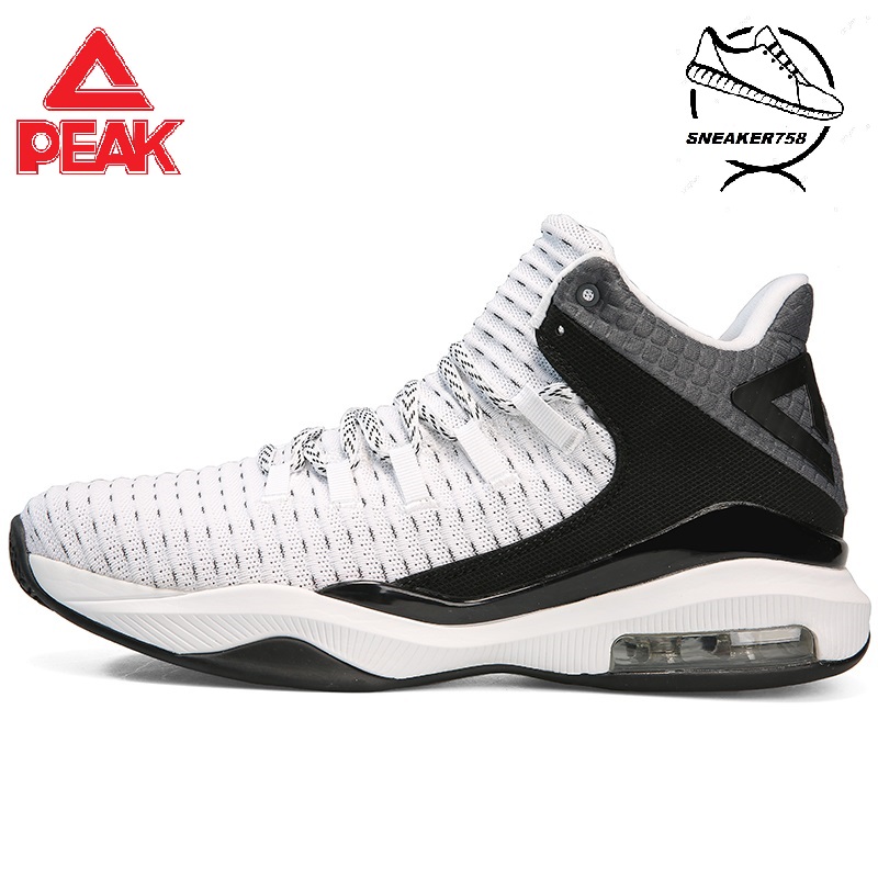 Giày peak basketball da920001 – trắng đen