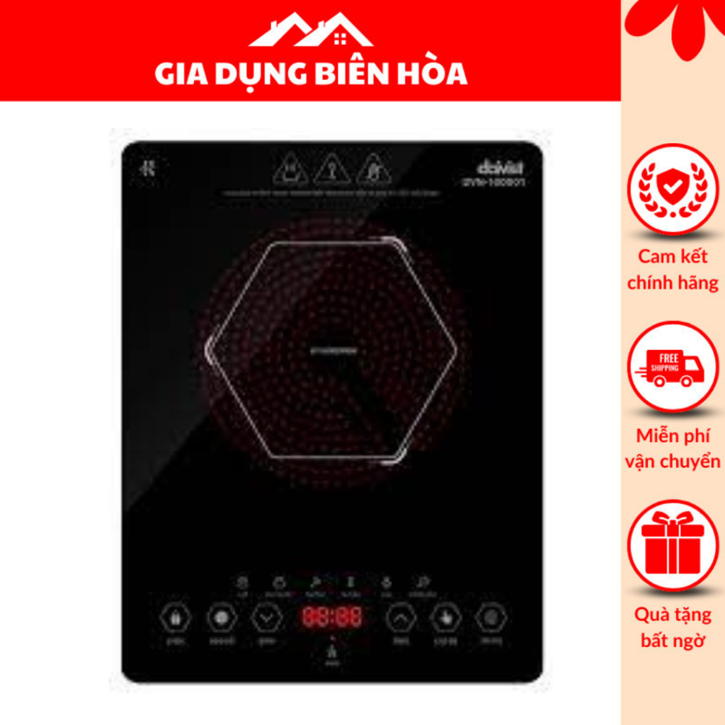 Bếp điện hồng ngoại đơn daikiosan và makano- dvn-100001-nấu được tất cả các loại nồi