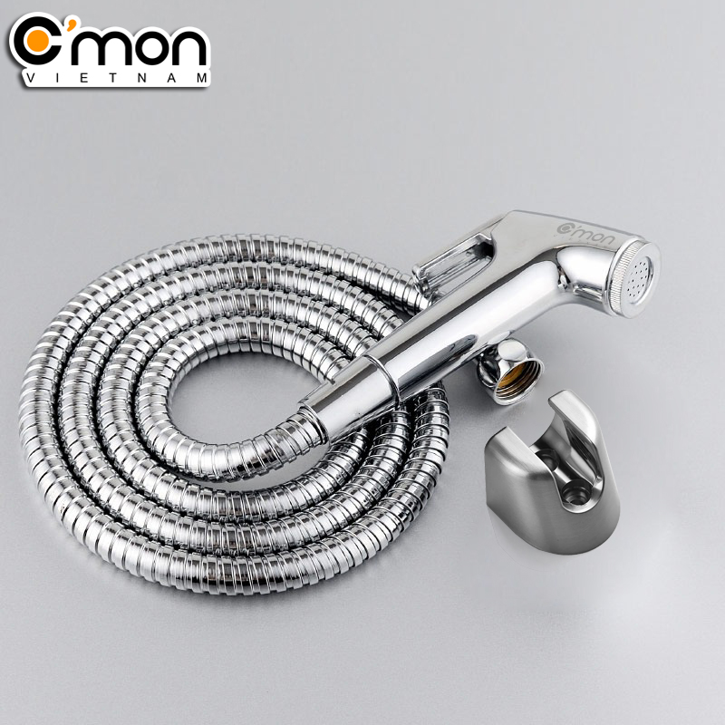 Bộ vòi xịt vệ sinh cao cấp C'MON VX-01 (Bạc)
