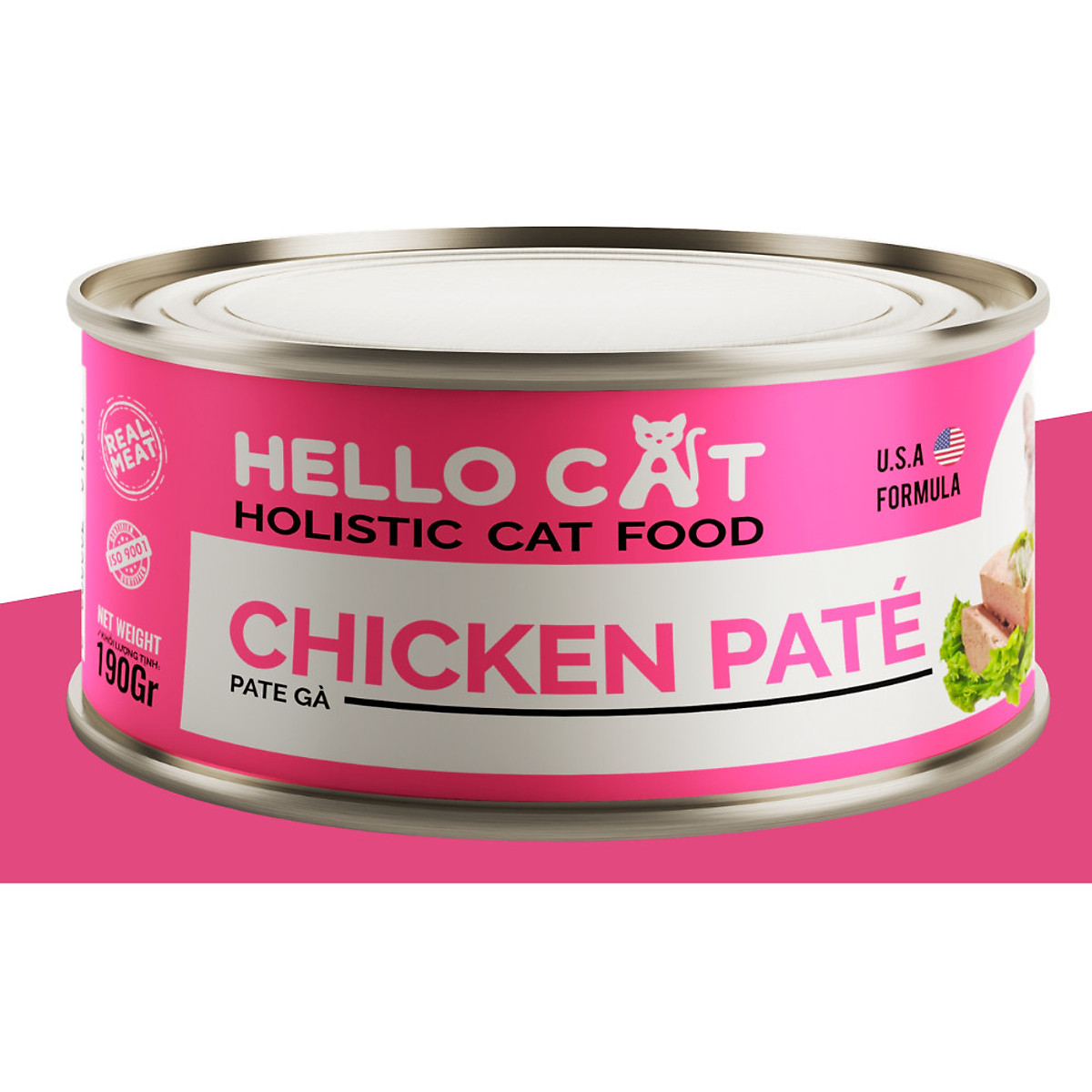 Pate cho mèo Hello Cat lon 190g
