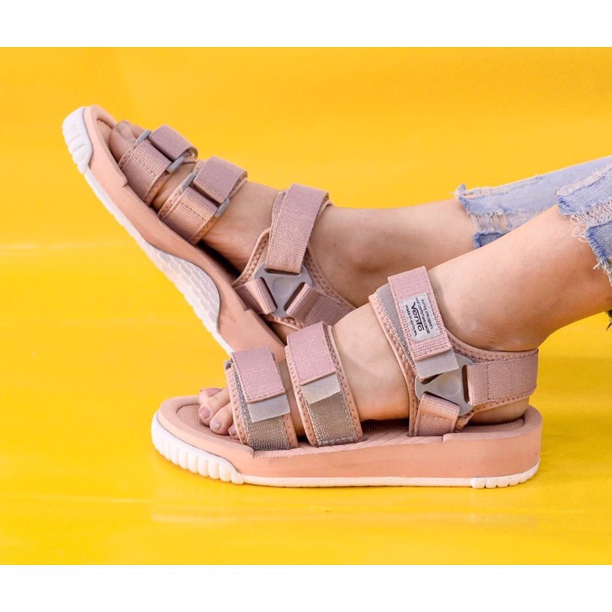 Sandal Vento nữ hàng chính hãng NV9801 màu hồng