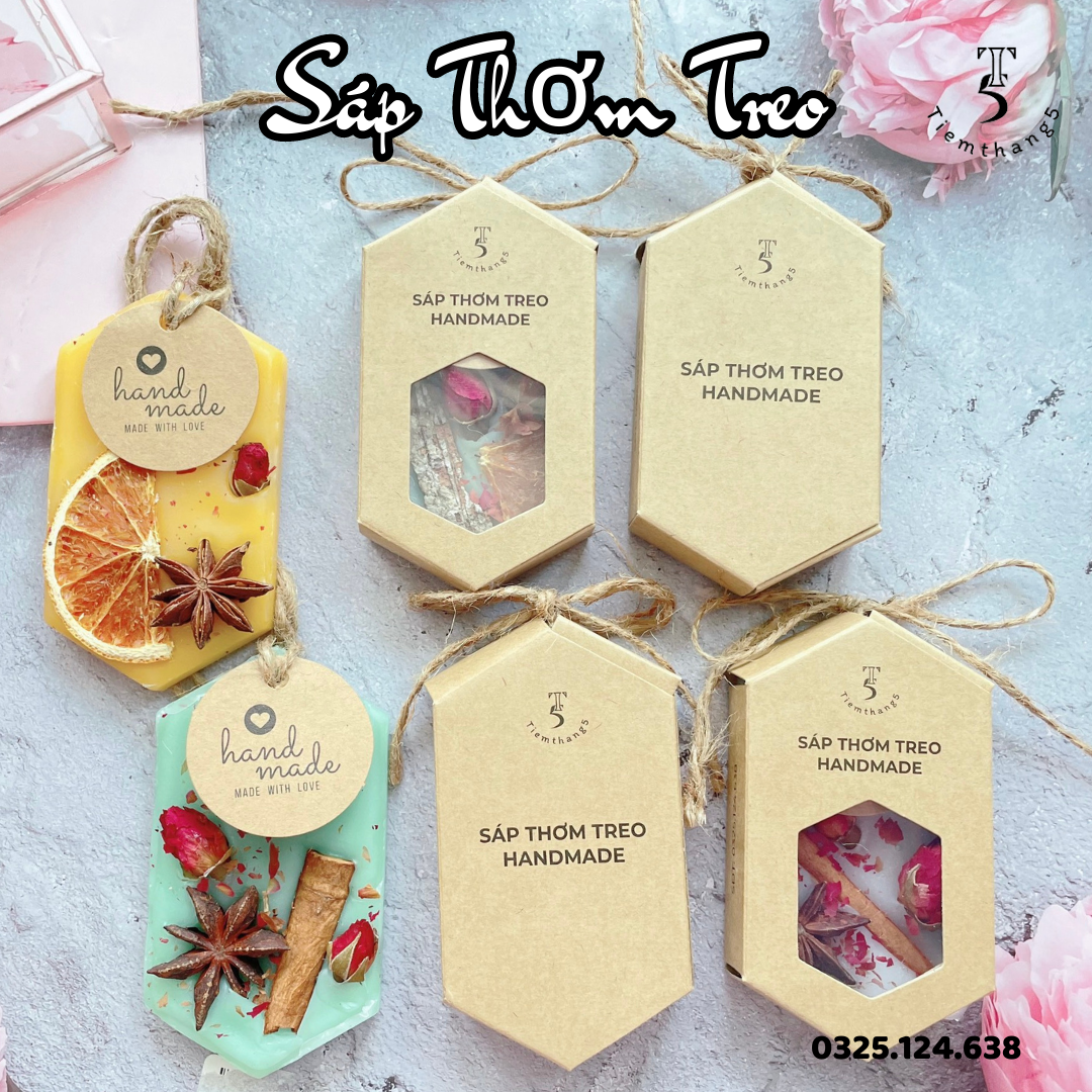 Sáp thơm treo phòng, trang trí nhà cửa tiệm tháng 5