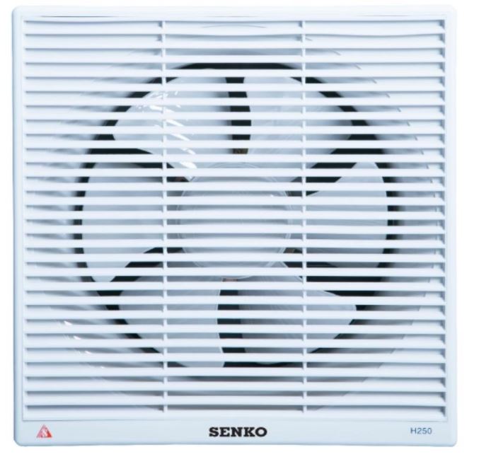Quạt hút tường thông gió senko h100 h150 h200 h250- hàng chính hãng bh 24 tháng