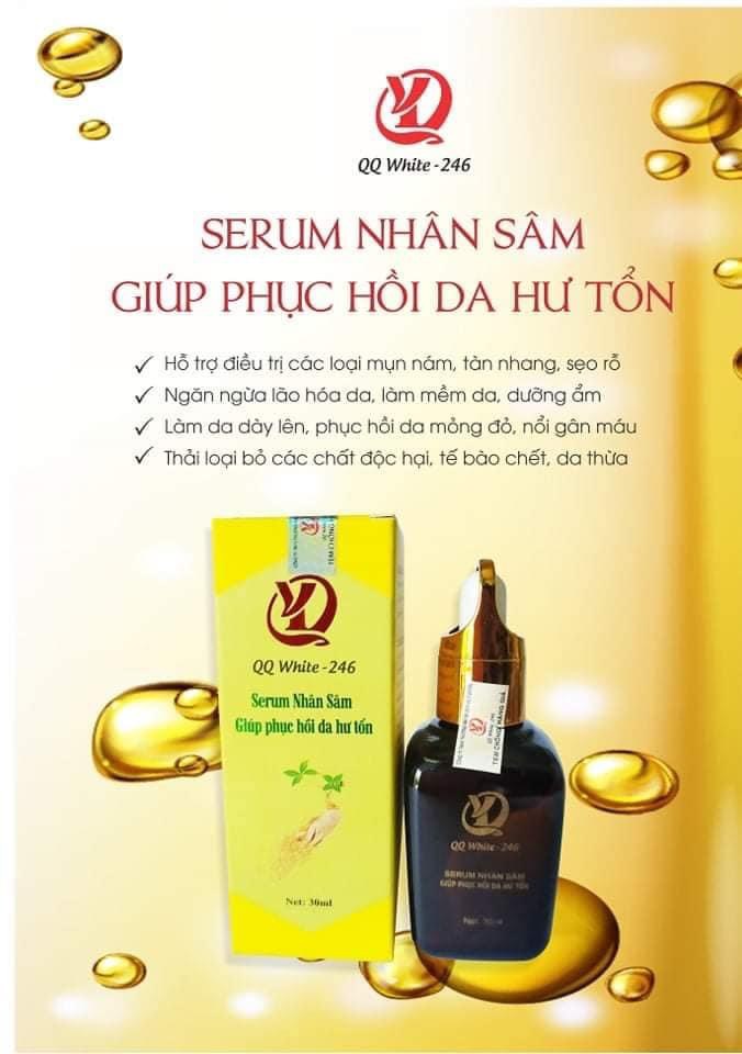 Serum tái tạo da nhân sâm 246 giúp phục hồi da hư tổn