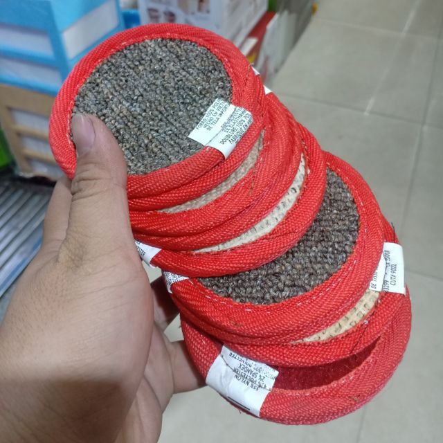 Đế nỉ lót ly thấm nước,chống trơn trượt,combo 5 cái