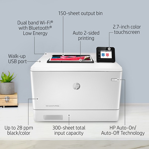 Hp color laserjet pro m454dw