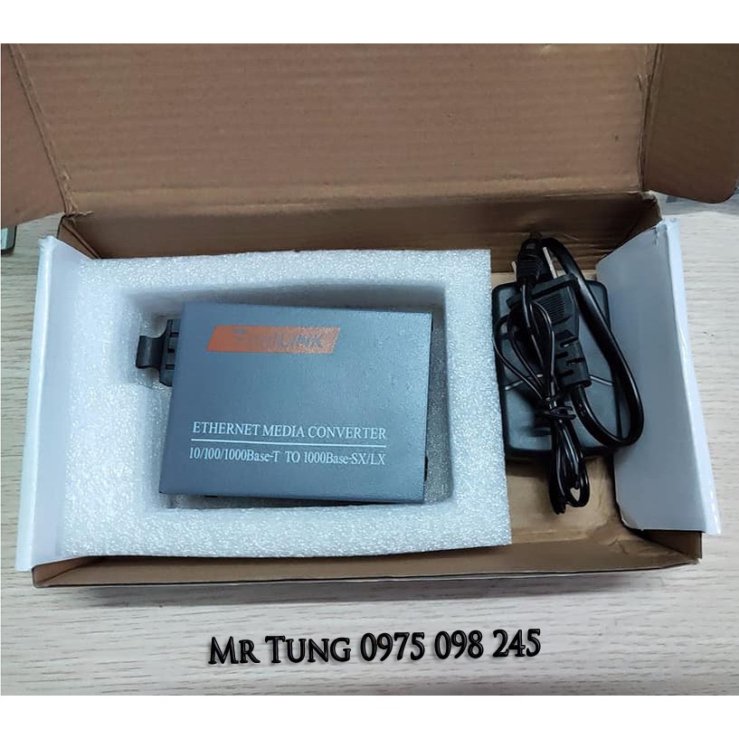 1 Converter quang 2 sợi netlink, HTB-GS-03 10 / 100/1000Mb/s