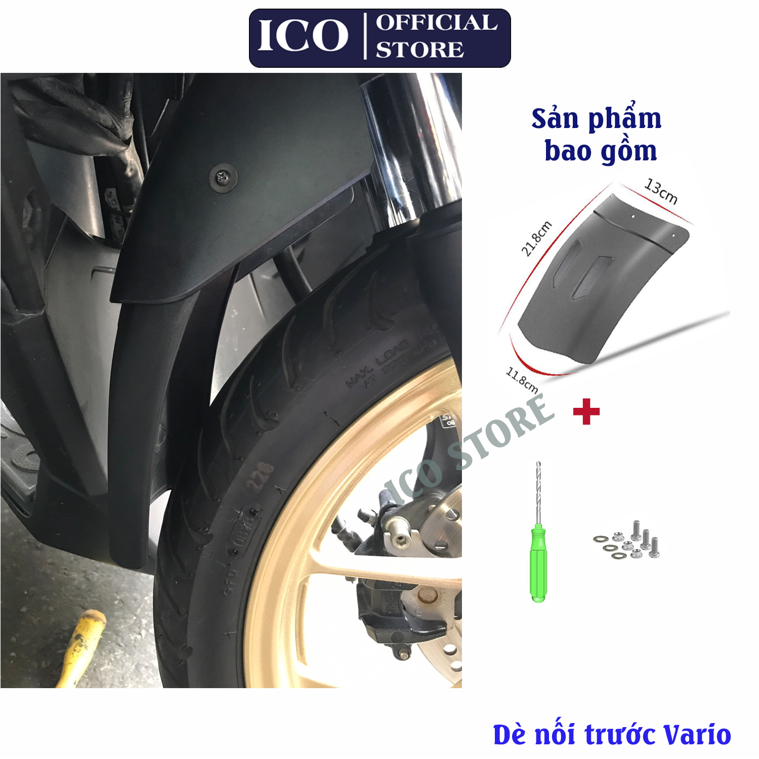 [HCM]Dè chắn bùn trước vario