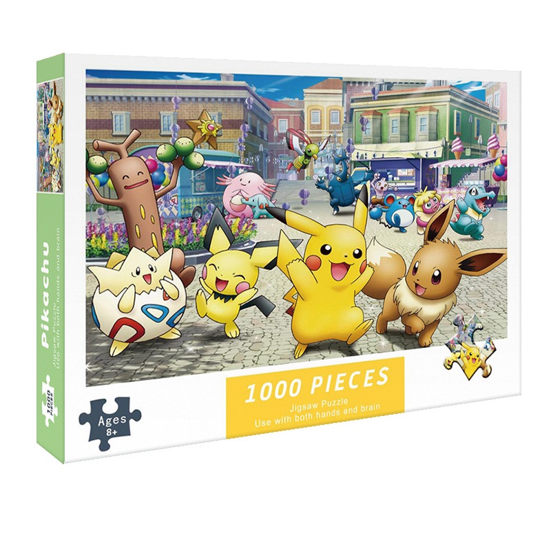 Lịch Sử Giá Tranh Xếp Hình 1000 Mảnh Hoạt Hình Pokemon Pikachu Dành Cho  Người Lớn Và Trẻ Em, Ghép Hình 1000 Miếng Cao Cấp/ Jigsaw Puzzle 1000 Pcs/  Tranh Ghép Phát