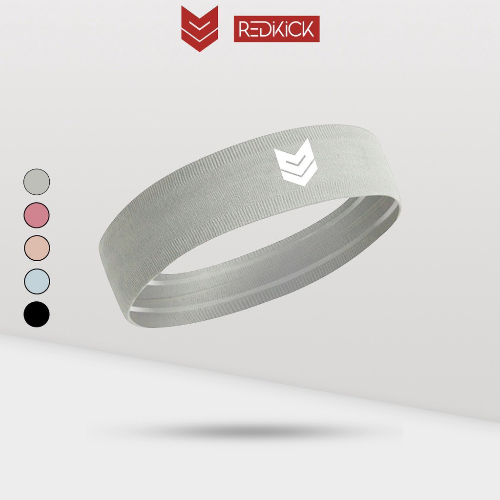 Băng đô thể thao chống trượt, chặn mồ hôi, co giãn headband tập Gym, bóng rổ, bóng đá, chạy bộ, bóng chuyền - Redikick