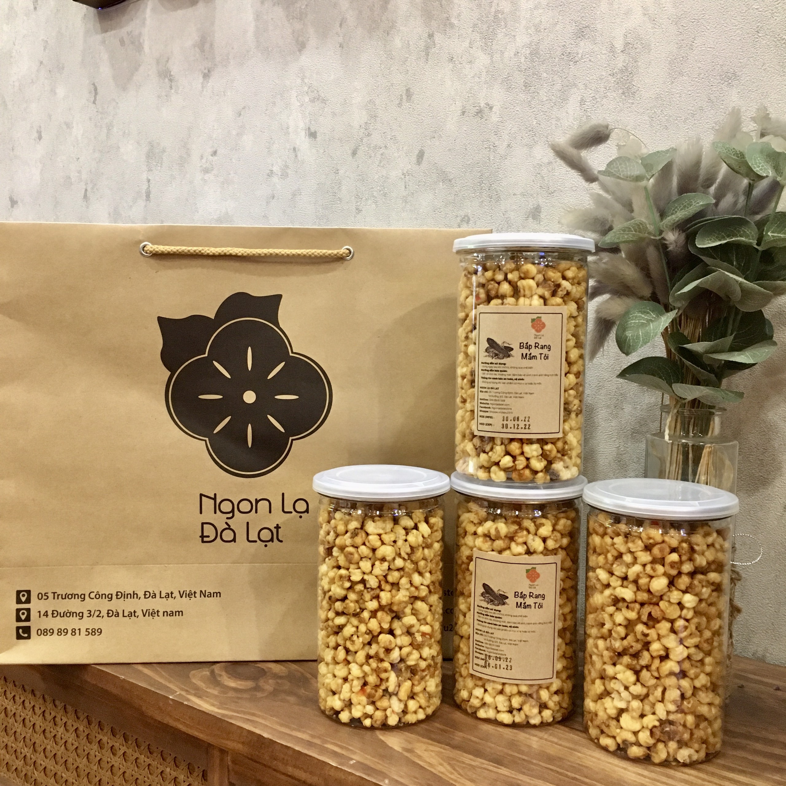 Bắp rang mắm tỏi ớt,  Đặc Sản Ngon Lạ Đà Lạt