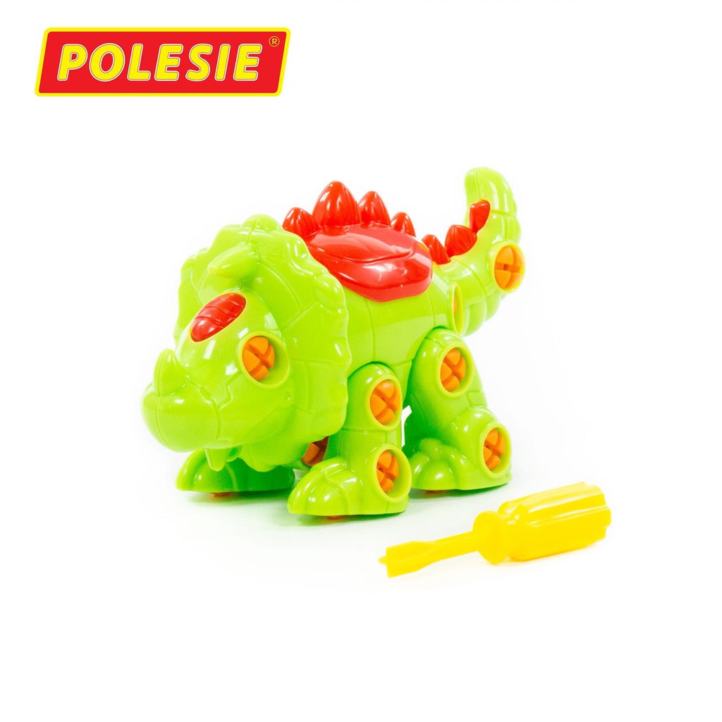 Bộ đồ chơi lắp ráp khủng long 3 sừng triceratops 32 chi tiết