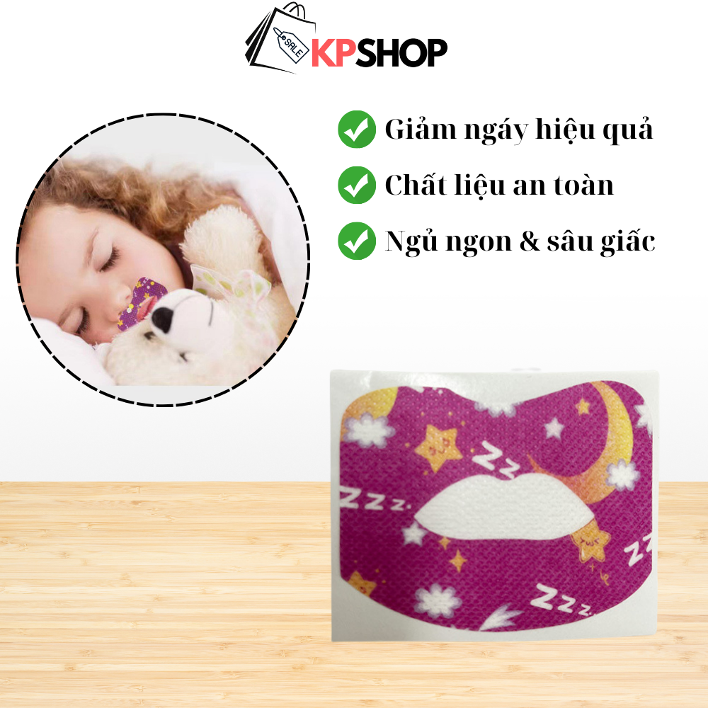 Miếng Dán Miệng Khi Ngủ – Ngăn Thở Bằng Miệng, Cải Thiện Chất Lượng Giấc Ngủ