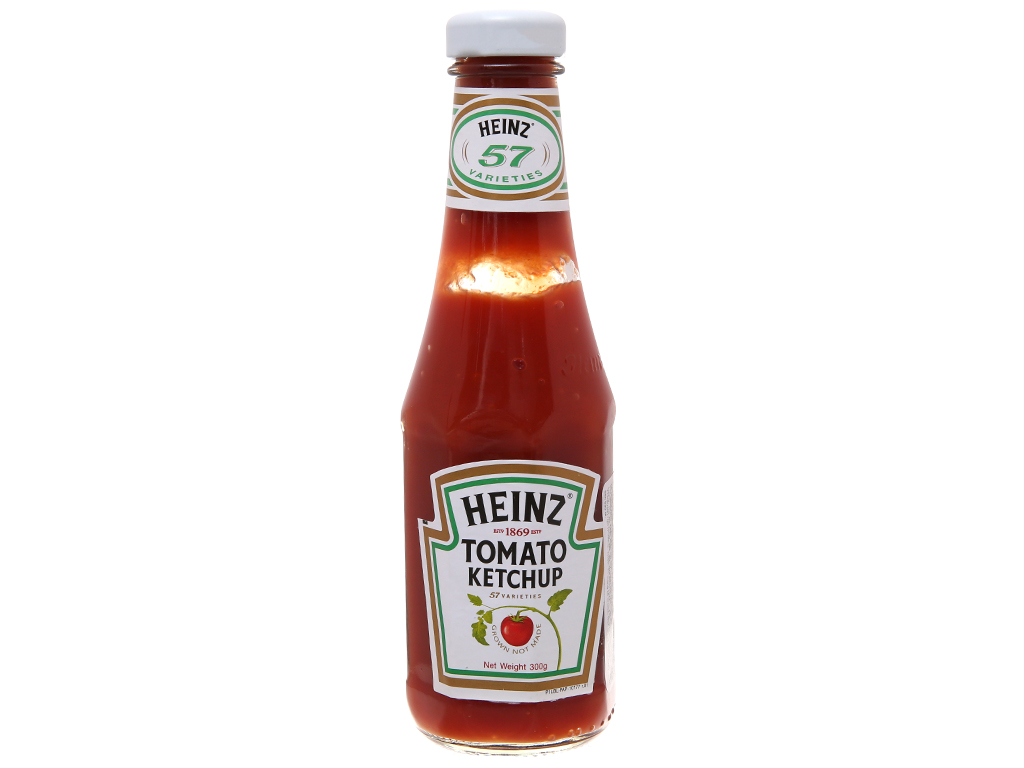 Tương cà Heinz Tomato Ketchup chai thủy tinh 300g