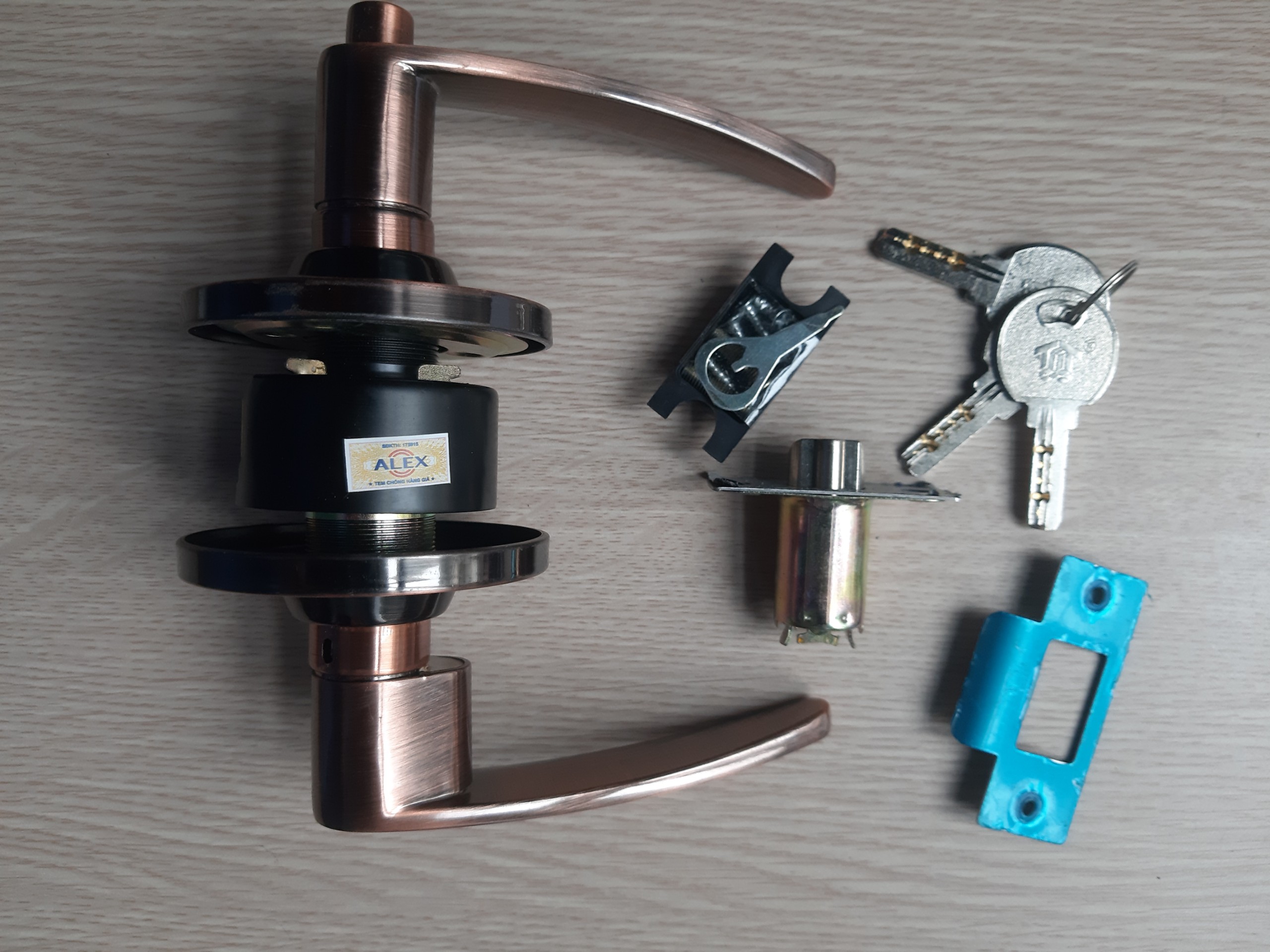 Khóa Cửa Tròn Tay Gạt Alex New Khóa Lever Locks