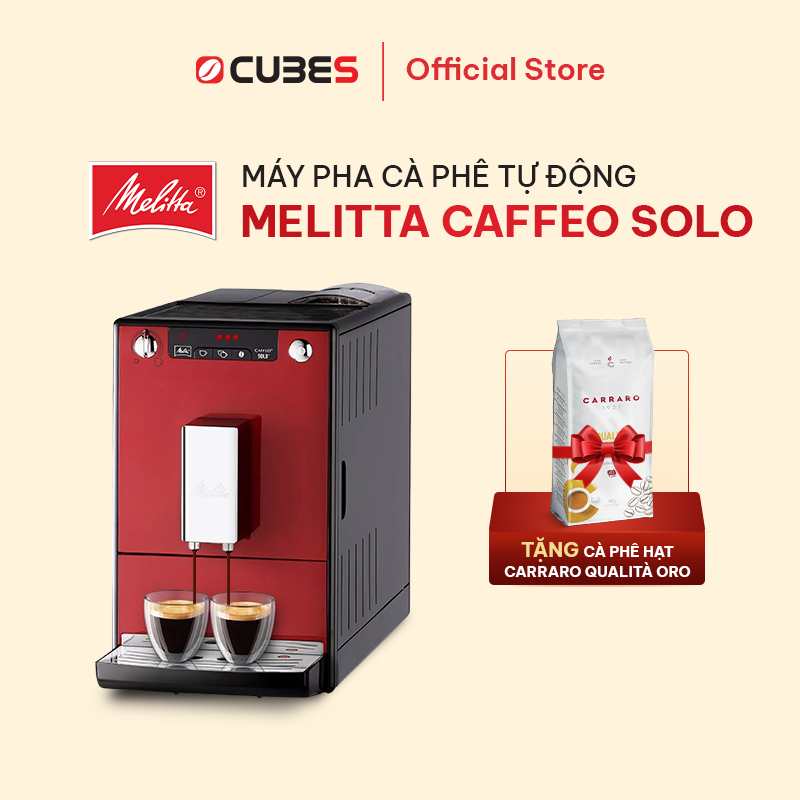 Máy pha cà phê tự động Melitta Caffeo Solo - 30-40 ly/ngày - Thương hiệu Đức - Bảo hành 24 tháng