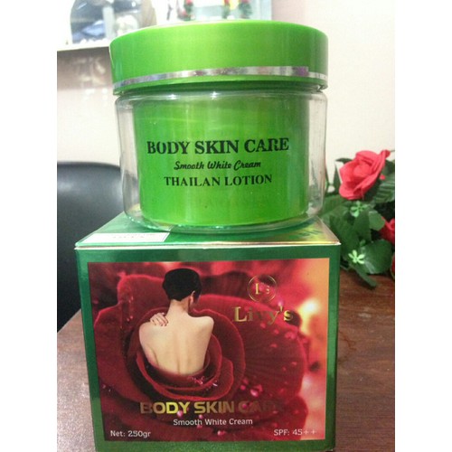 Kem dưỡng trắng da body livy’s xanh