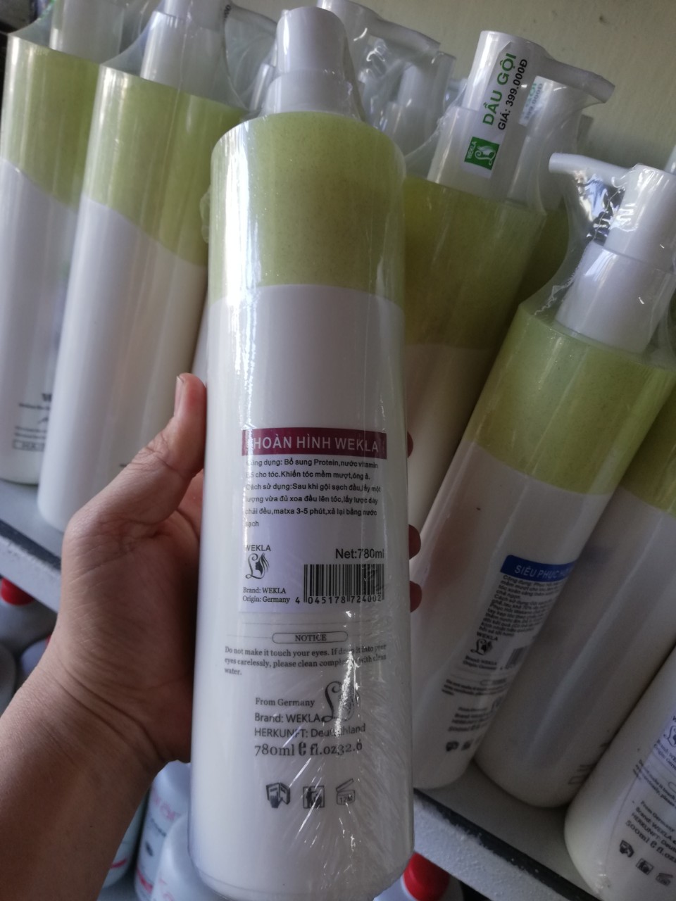 Dầu xả (hoàn hình) wekla 780ml