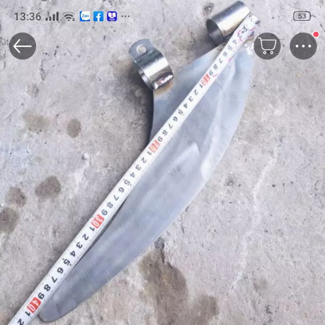 Bánh lái thái inox dùng cho lap đuôi tôm