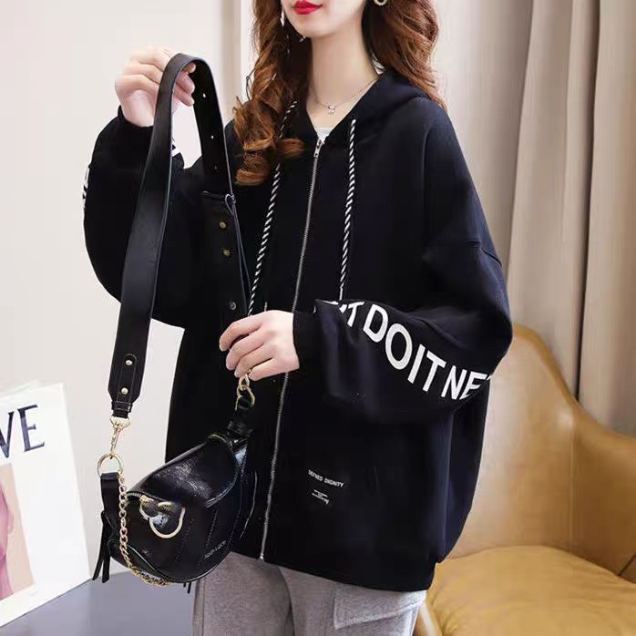 Áo hoodie nữ tay cánh dơi họa tiết thổ cẫm thời trang