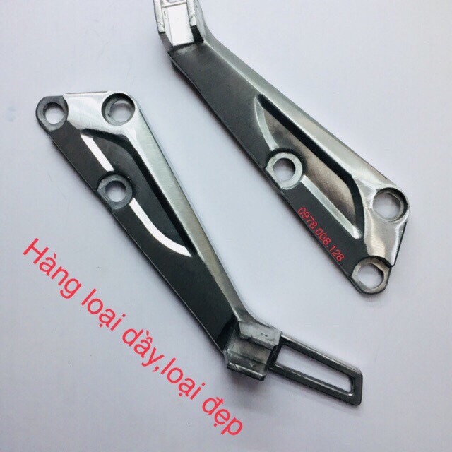 [HCM]Gác Chân Nhôm Cho Xe Wave 2004 Zx Gắn Như Zin