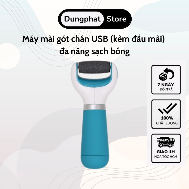 Máy mài gót chân USB (kèm đầu mài) ĐA NĂNG SẠCH BÓNG